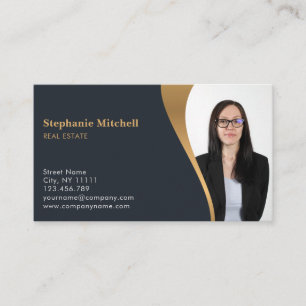 Foto toevoegen Foto toevoegen sjabloon makelaar Visitekaartje