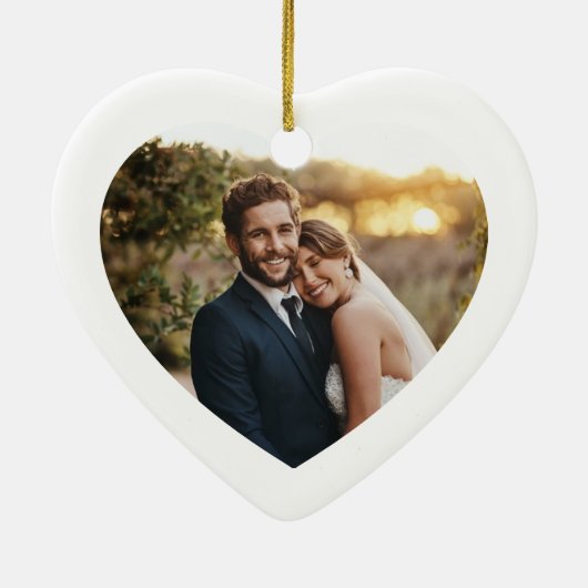 Foto toevoegen Kerstversiering Keramisch Ornament (Achterkant)