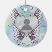 Foto toevoegen | Memorial Ornament (Achterkant)