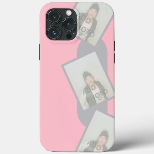 Foto toevoegen Roze iPhone / iPad case (Achterkant)