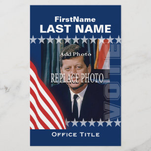 Foto toevoegen Sjabloon Aangepaste campagne Flyer