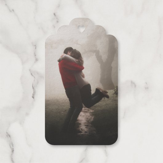 Foto toevoegen Wedding Cadeaulabels (Achterkant)