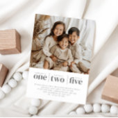 Foto Triple Joint Birthday Invitation Kaart