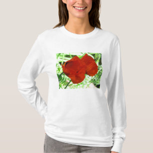 Foto twee Oriental Poppies Flower T-shirt