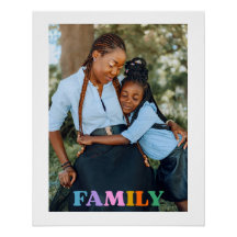 Foto typografie familie modern eenvoudig