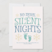 Foto Ultrasound Kerstmis Zwangerschap aankondiging (Voorkant)