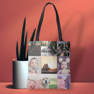 Foto uniek, speciaal gepersonaliseerd 9 foto draagtas