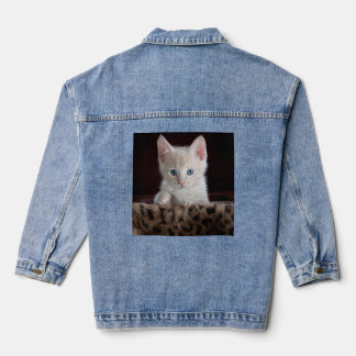 Foto-upload voor op maat gemaakte denim jas jacket