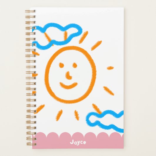 Foto uploaden Draai Kinder illustraties naar Planner (Voorkant)