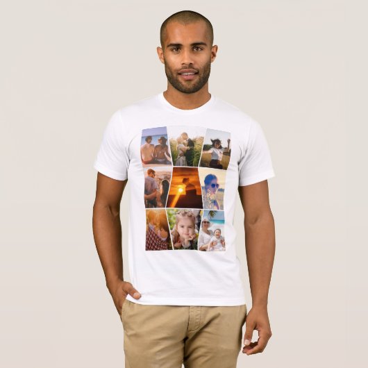 Foto uploaden t-shirt (Voorkant volledig)