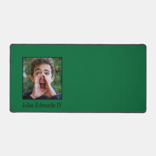 Foto uploaden voor groene bureaumat pad