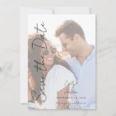 Foto V MOD Chic 3 LG Save the Date Kaart (Voorkant)