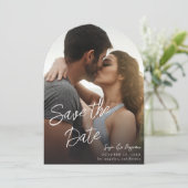 Foto V MOD Chic 4 LG Save the Date Arc Kaart (Staand voorkant)