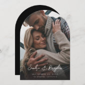 Foto V MOD Chic 8 Save the Date Arch Kaart (Voorkant / Achterkant)