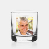 Foto vader bruidegom whisky glas (Achterkant)