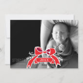 Foto Vakantie Kaart: Krijtbord Vrolijk Kerstfeest Feestdagenkaart (Achterkant)