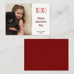Foto Valentijnsdag kaart, moderne Valentijnsdag pH Notitiekaartje