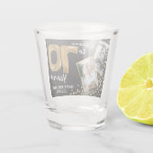 Foto van 70e verjaardag 2 shot glas (Achterkant)