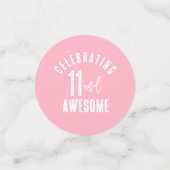 Foto van Aangepaste verjaardag Confetti (Kleine voorkant)