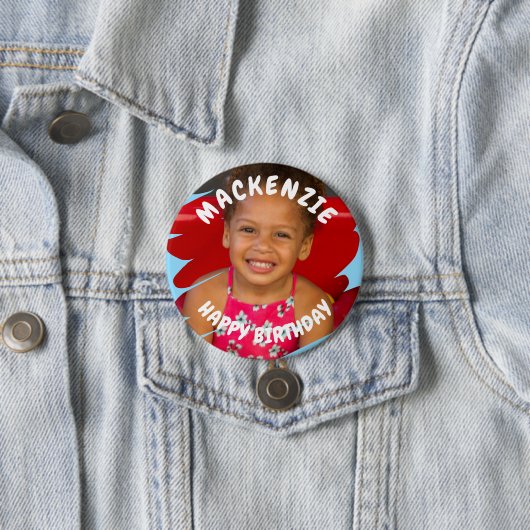 Foto van Aangepaste verjaardag Ronde Button 7,6 Cm (In situ)