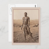 foto van Afrikaanse Man Briefkaart (Voorkant / Achterkant)