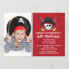 Foto van Ahoy Mates Pirate Birthday Party Kaart