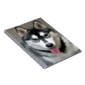 Foto van Alaskan Malamute Dog Notitieboek (Rechterzijde)