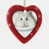 Foto van Albino Hamster Keramisch Ornament (Rechts)