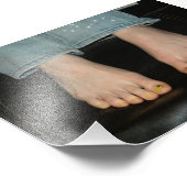 Foto van Amber Feet Afdruk (Hoek)