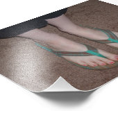 Foto van Amber Feet Foto Afdruk (Hoek)