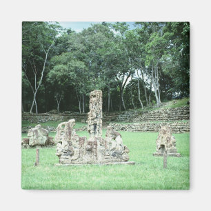 Foto van Ancient Mayan Ruins Copan N.W. Honduras Magneet