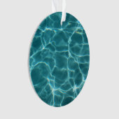 Foto van Aqua Green Swimming Pool Ornament (voorkant)
