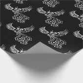 Foto van Ashes Phoenix White Illustration Cadeaupapier (Hoek)