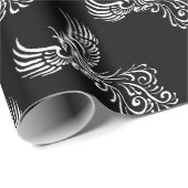 Foto van Ashes Phoenix White Illustration Cadeaupapier (Rol Hoek)