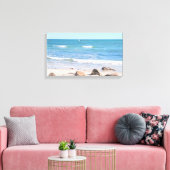 Foto van Atlantic Ocean Shore Canvas Afdruk (Insitu (Woonkamer))