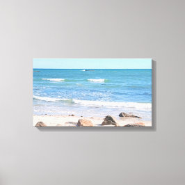 Foto van Atlantic Ocean Shore Canvas Afdruk