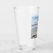 Foto van Atlantic Ocean Waves Happy Retirement Glas (Rechts)