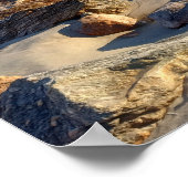 Foto van Atlantic Ocean Waves Poster (Hoek)