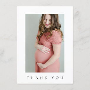 Foto van baby shower bedankt je creditcard kaart