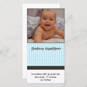 foto van baby's met aankondiging (Voorkant / Achterkant)