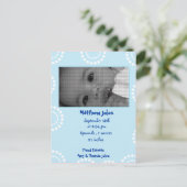 foto van baby's met aankondiging (Staand voorkant)