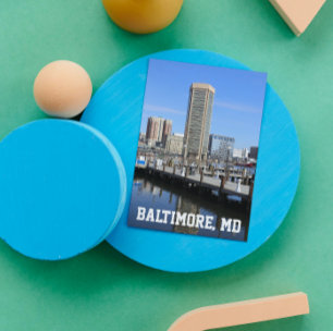 Foto van Baltimore's Inner Harbour World Trade Cen Briefkaart