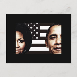 Foto van Barack en Michelle Obama Briefkaart