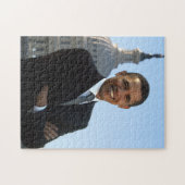 Foto van Barack Obama Senate Legpuzzel (Horizontaal)