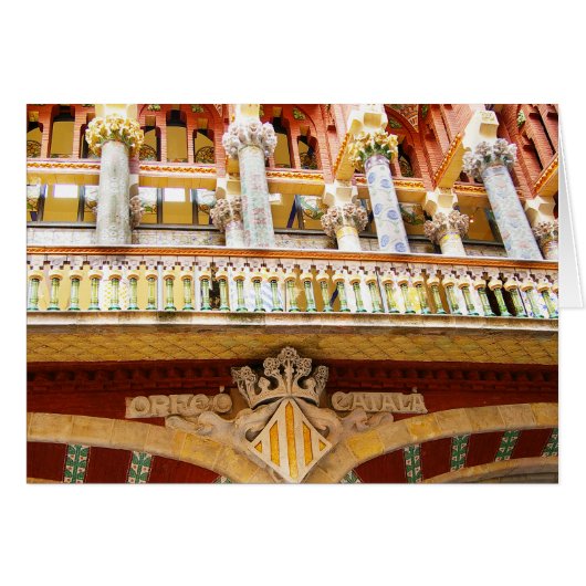 Foto van Barcelona Spain Colorful Architecture (Voorkant Horizontaal)