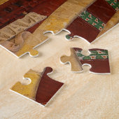 Foto van Barcelona Spain Colorful Architecture Legpuzzel (Zijkant)