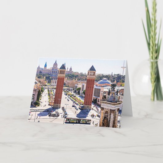 Foto van Barcelona, Spanje Kaart (Voorkant)