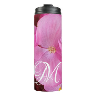 Foto van Beauful Bright Pink Impatiens Floral Thermosbeker