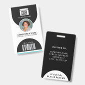 Foto van bedrijf Logo Barcode Employee Badge (Front & Back)