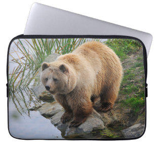 Foto van Beer Wildlife Animal Grizzly Laptop Sleeve